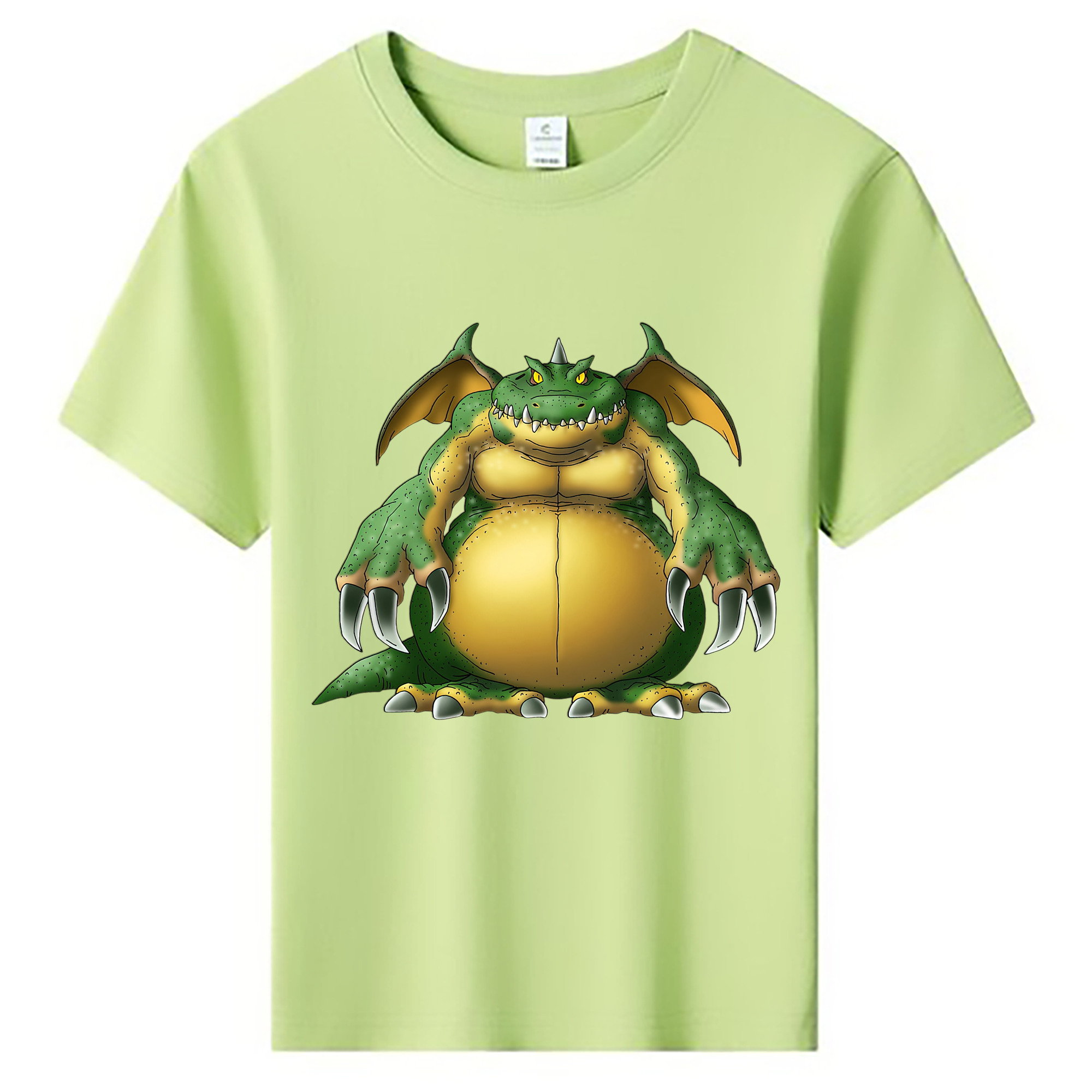 （画像用） ドラゴンクエスト Doragon Kuesuto Dragon Quest 綿100％キッズTシャツ（フロントプリント）